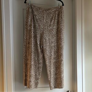 J. Jill Brown and White Patterned Pants